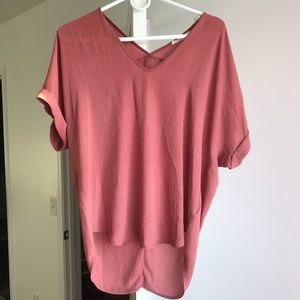 Francesca’s Boutique Mauve Pink Top